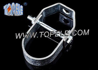 Suspensión de acero galvanizada resistente de la horquilla de la abrazadera de tubo de las colocaciones del conducto