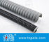 Conducto flexible galvanizado eléctrico y colocaciones del PVC del acero grises