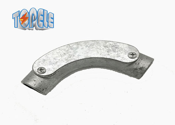 Certificado ISO BS4568 Conducto 20 mm 25 mm Codo Curva de inspección de hierro maleable